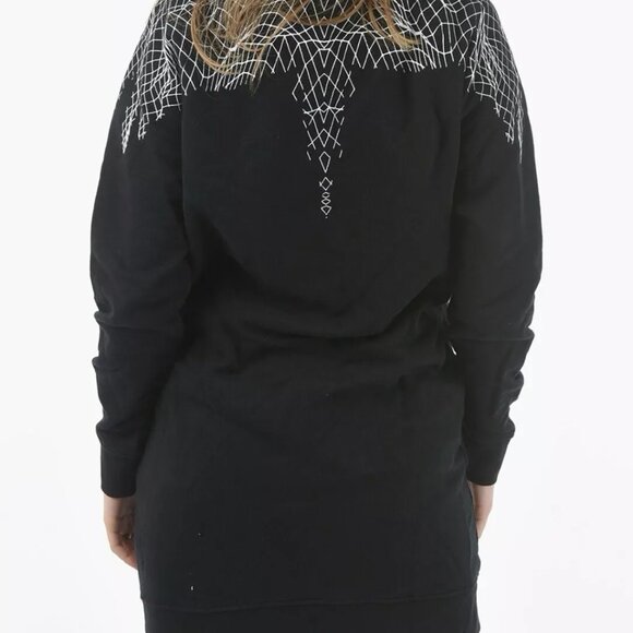 NWT Marcelo Burlon Black Sweatshirt Dress - Women’s Size S - Picture 3 of 4